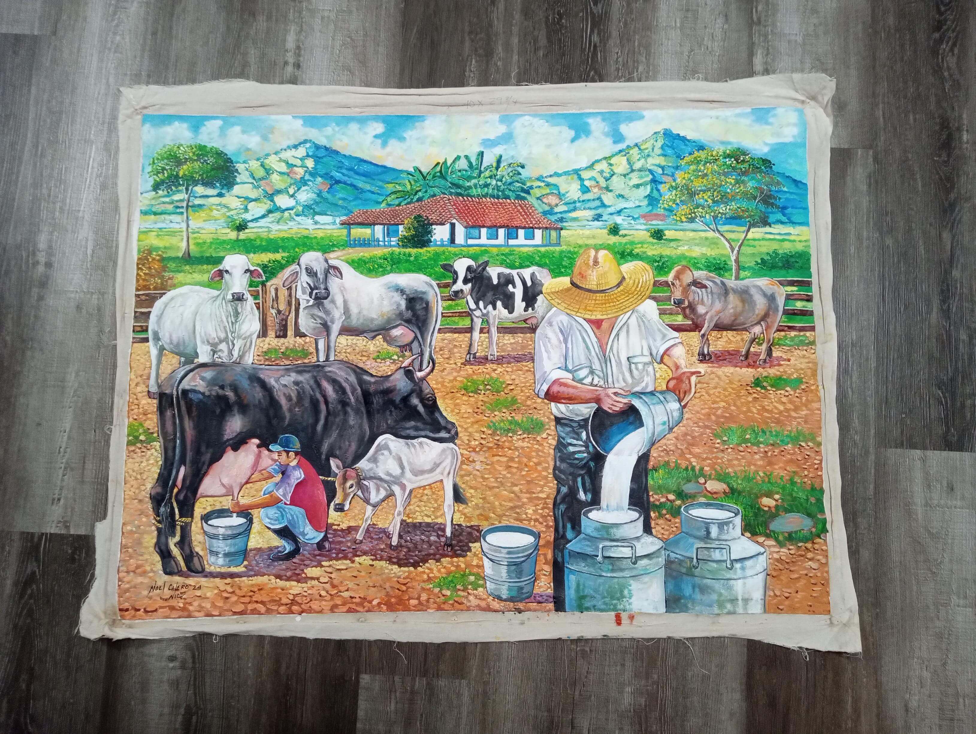 The Milking Hour by Noel Calero